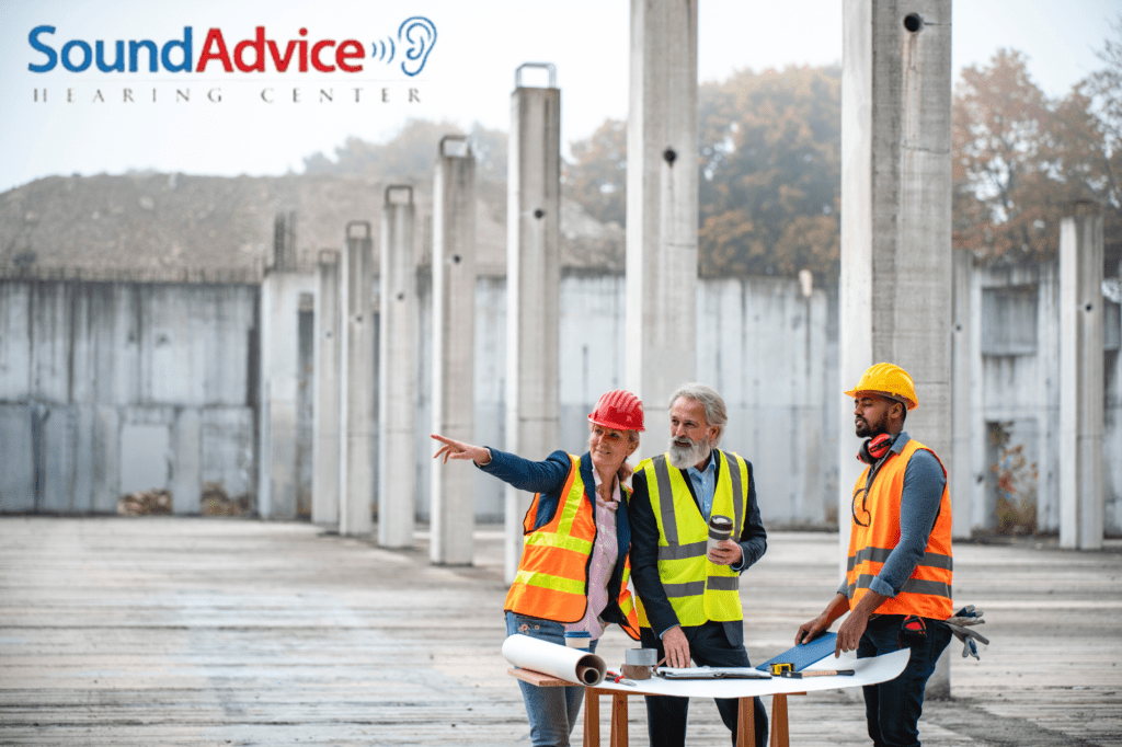 people on a worksite