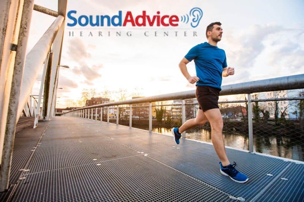 man jogging outdoors