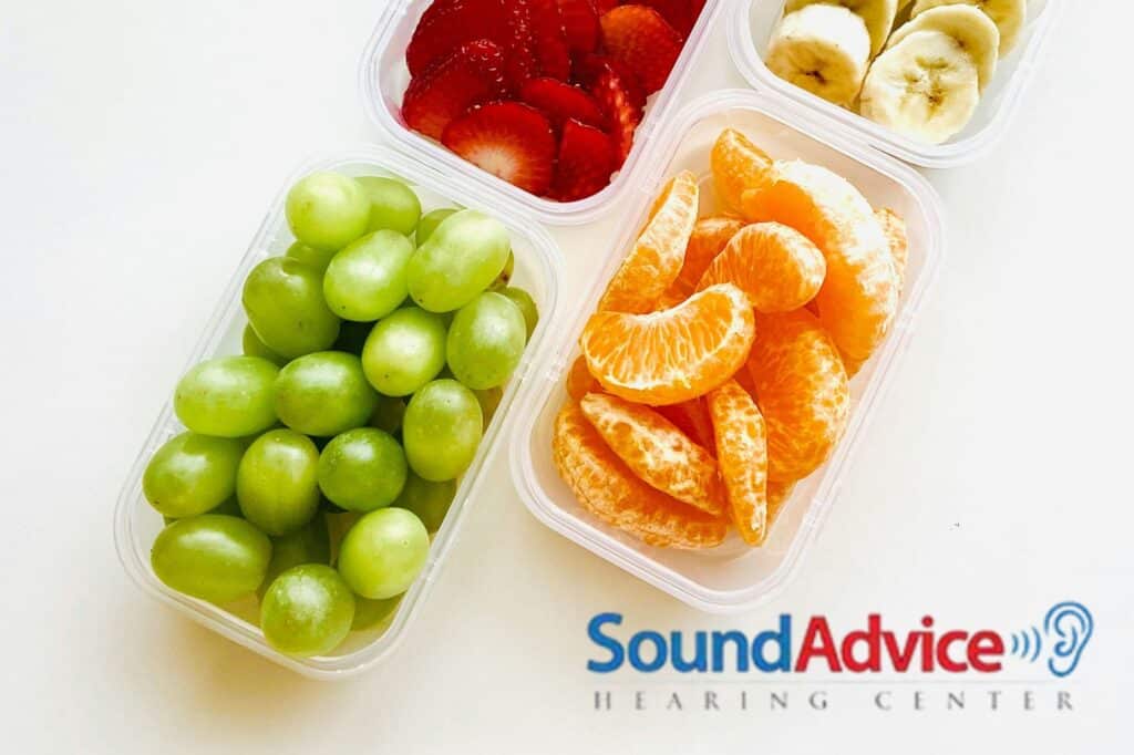 a selection of healthy fruits and vegetables